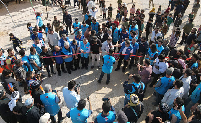 DİTİB desteğiyle inşa edilen “İyilik Konutları”nın açılışı yapıldı