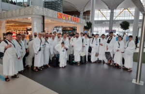 Hamburg’dan umreciler kutsal topraklara uğurlandı