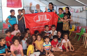 Almanya’dan DİTİB gönüllüsü gençler, depremzede çocuklara moral oldu