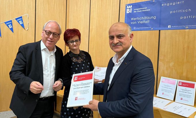 Bielefeld’de ilk kez “50 Yıl Uyum Ödülü” töreni düzenlendi