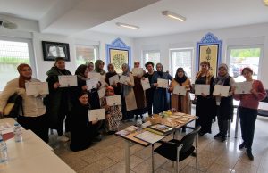 Eyüp Sultan Camii’nde kadınlar için hat sanatı kursu başladı