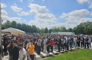 Almanya’da sel felaketinde hayatını kaybeden Asuman Özen için yoğun katılımlı cenaze merasimi