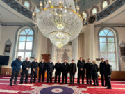 Şehir itfaiyesinden Türkiye Camii’ne ziyaret