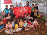 Almanya’dan DİTİB gönüllüsü gençler, depremzede çocuklara moral oldu