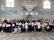 DİTİB camilerinde öğrencilerin karne sevinci