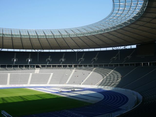 Almanya'nın Olimpiyat adaylığı için sembolik stadyum görüntüsü
