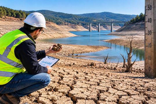 Avrupa’nın büyük nehirlerinde 30 yılın en düşük yaz akışı: Ticaret ve enerji etkileniyor Kuraklık ve su kaynaklarının korunmasını temsil eden haber görseli.