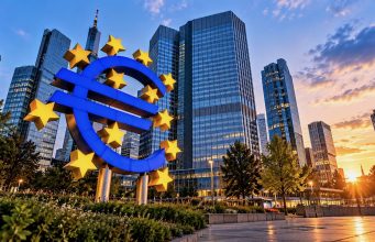 AB sermaye piyasalarında ortak denetim planını daralttı Euro sembolü ve Avrupa kentini gösteren temsili görsel