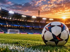 Trabzonspor, Samsunspor deplasmanında 3-0 kazandı Futbol topu ve stadyum ışıklarını gösteren temsili görsel