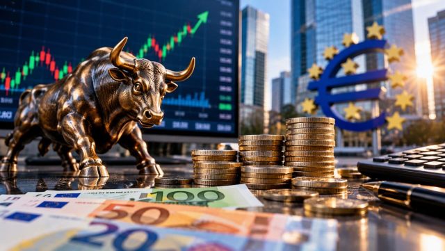 Para ve finans piyasaları Finans ve yatırım piyasalarını çağrıştıran temsili görsel